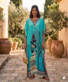 Maxi Short Sleeve Hippy Boho African Kaftan Dress
