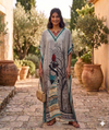 Maxi Short Sleeve Hippy Boho African Kaftan Dress