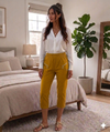 Cherry Berry Capri Trousers Women's Cropped 3/4 Elasticated Summer Pants